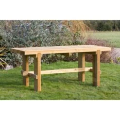Zest 4 Leisure Rebecca Wooden Table & 2 Bench Set -Garden Tools Sales Store 30165813 2