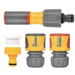 Hozelock 3-in-1 Nozzle Plus & Fittings Starter Set