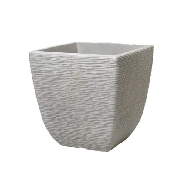 Stewarts 38cm Grey Square CotswoldPlanter 1 Stewarts 38cm Grey Square CotswoldPlanter