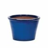 APTA 31cm Blue Saigon Glazed Bowl Planter