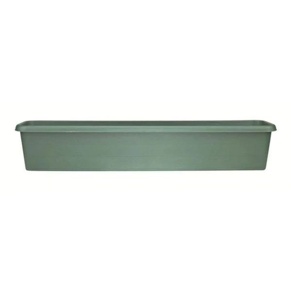 Stewarts 100cm Green Terrace Plastic Garden Trough 1 Stewarts 100cm Green Terrace Plastic Garden Trough