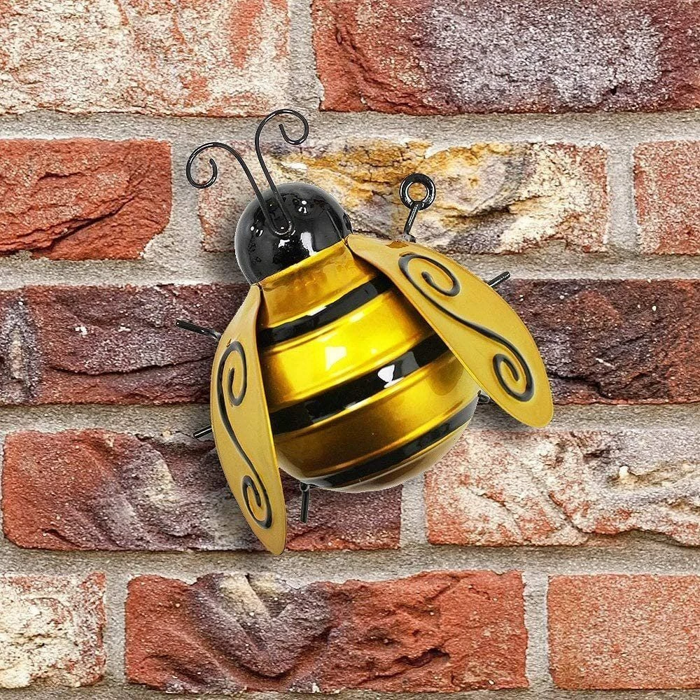 Primus 15cm Large Metal Bumblebee Wall Art 2 Primus 15cm Large Metal Bumblebee Wall Art - Image 2
