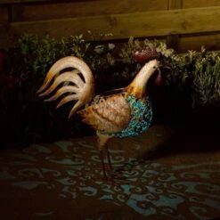 Smart Solar 45cm Metal Cockerel Silhouette 5 Smart Solar 45cm Metal Cockerel Silhouette -Garden Tools Sales Store 5050642064132 3