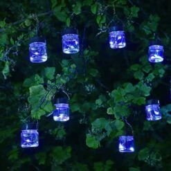 Smart Solar 10 Firefly LED Opal Jar String Lights 6 Smart Solar 10 Firefly LED Opal Jar String Lights -Garden Tools Sales Store 5050642067638 3
