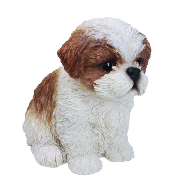 Vivid Arts 17cm Brown Shih-Tzu Puppy Pet Pals - PP-STZU 1 Vivid Arts 17cm Brown Shih-Tzu Puppy Pet Pals - PP-STZU