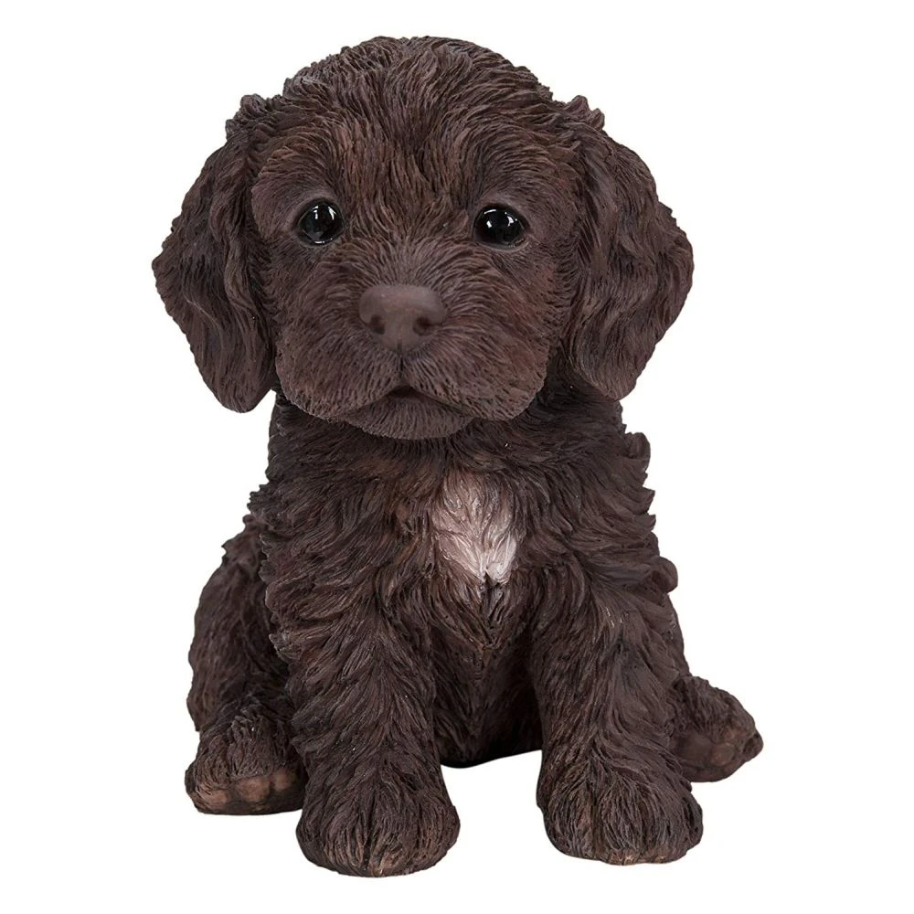 Vivid Arts 16cm Chocolate Cockapoo Puppy - PP-CKP7-F 1 Vivid Arts 16cm Chocolate Cockapoo Puppy - PP-CKP7-F