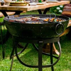 Kadai 80cm Recycled Firebowl With High & Low Stands -Garden Tools Sales Store 5060345972924 3 d31515b1 067a 4a81 85c7 87b45a69ec1c