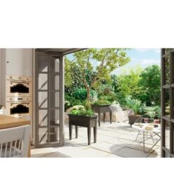 Artevasi 80cm Anthracite Venezia Grow Box Planter 5 Artevasi 80cm Anthracite Venezia Grow Box Planter -Garden Tools Sales Store 5600442825183 3