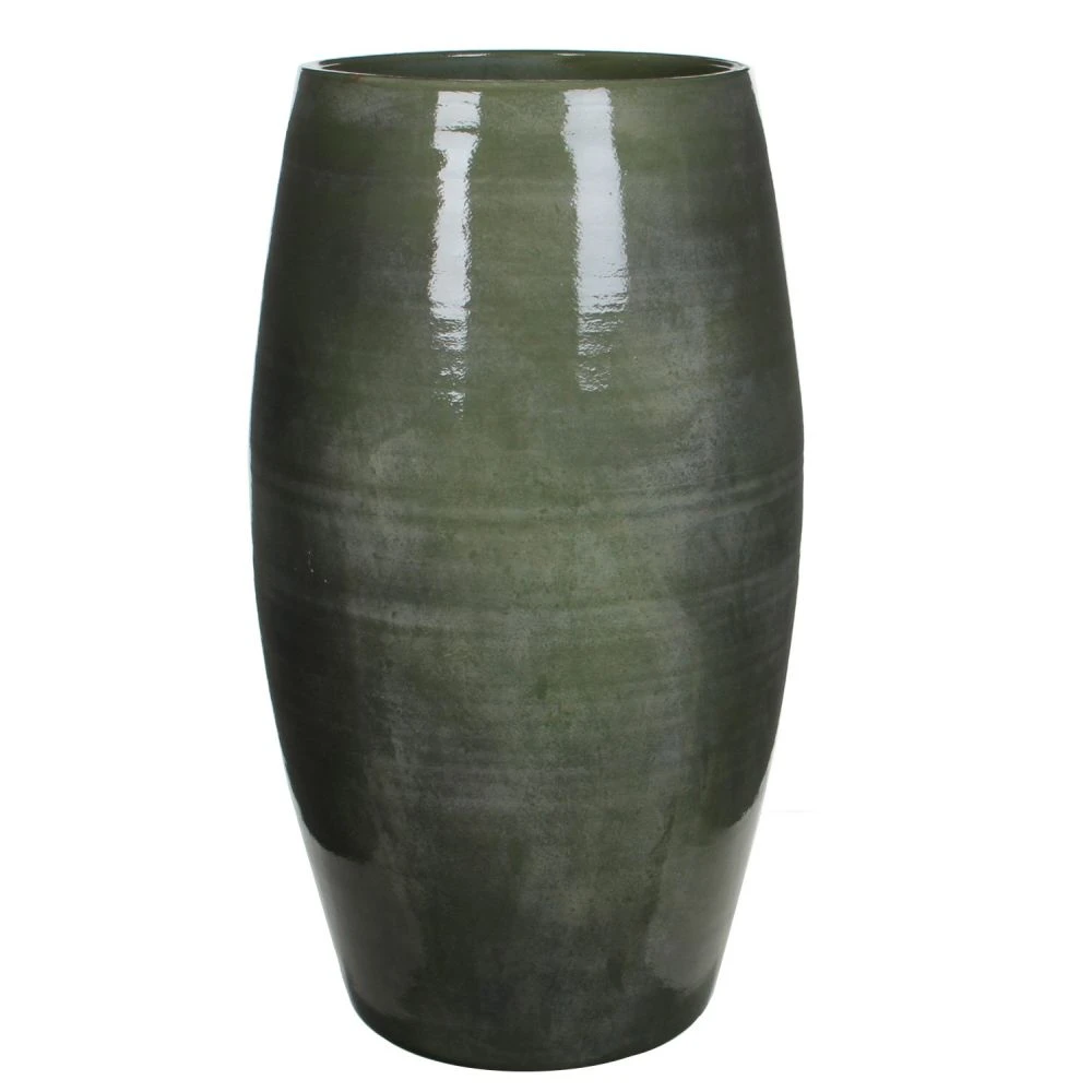 Edelman 70cm Green Lester Terracotta Vase 1 Edelman 70cm Green Lester Terracotta Vase