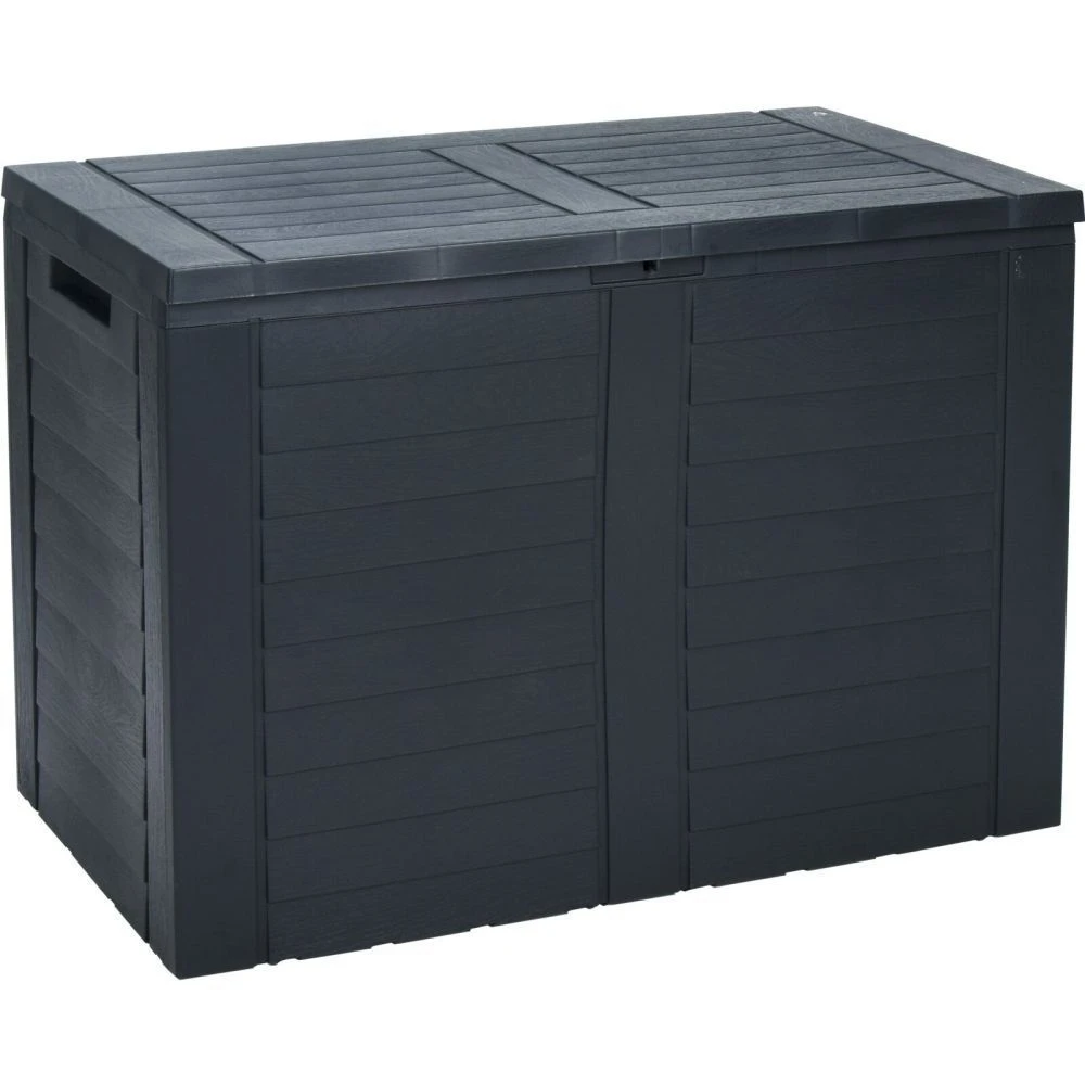 Koopman 75cm Anthracite Cushion Storage Box 1 Koopman 75cm Anthracite Cushion Storage Box